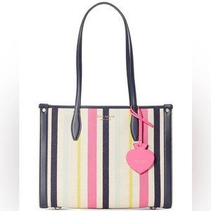 Kate Spade Market Breezy Stripe Medium Tote Bag